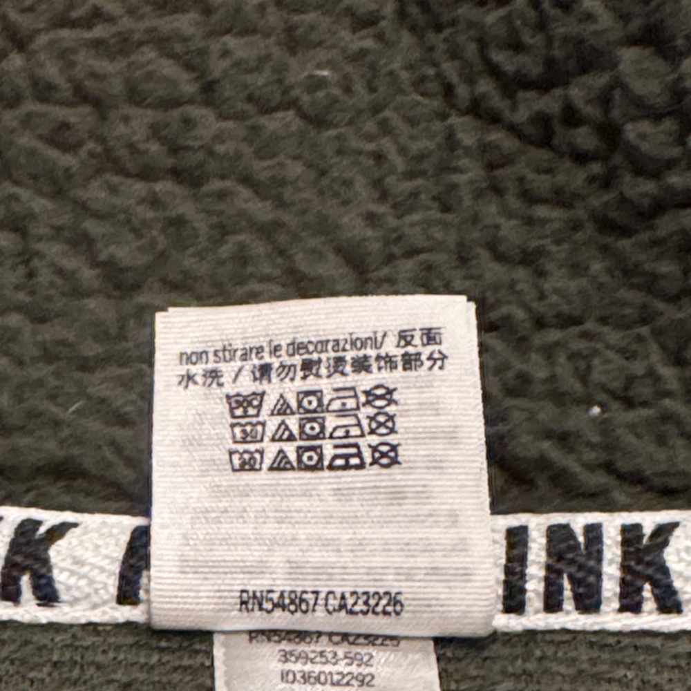 PINK Victoria's Secret Forest Green Sherpa Quarter Zip M - Picture 5 of 7